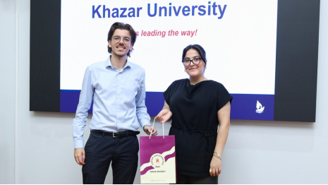 Meeting with France's Attaché for University and Scientific Cooperation in Azerbaijan